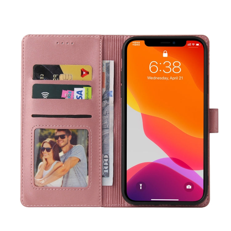 For iPhone 12 Pro Max GQUTROBE Skin Feel Magnetic Leather Phone Case