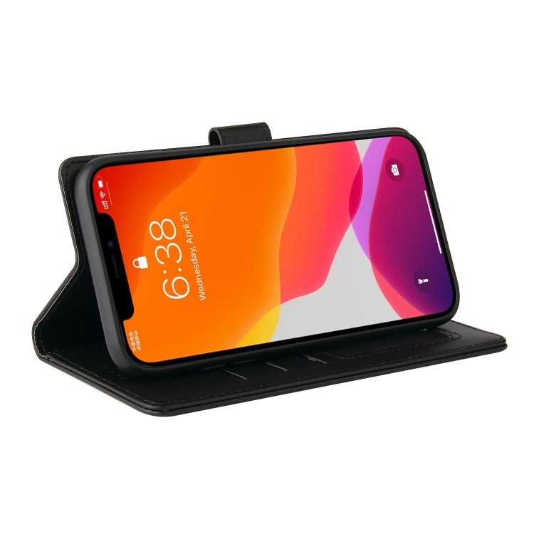 For iPhone 12 Pro Max GQUTROBE Skin Feel Magnetic Leather Phone Case
