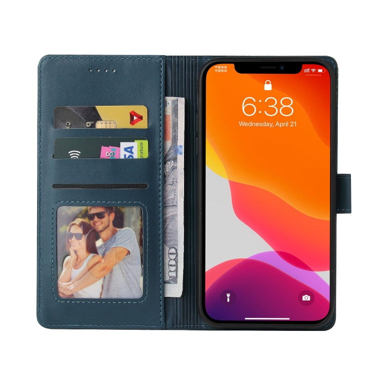 For iPhone 12 Pro Max GQUTROBE Skin Feel Magnetic Leather Phone Case