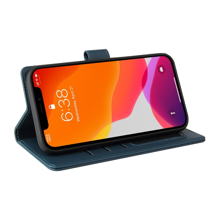 For iPhone 12 Pro Max GQUTROBE Skin Feel Magnetic Leather Phone Case