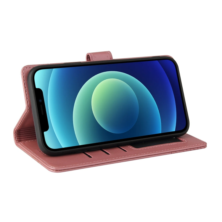 For iPhone 12 / 12 Pro GQUTROBE Skin Feel Magnetic Leather Phone Case