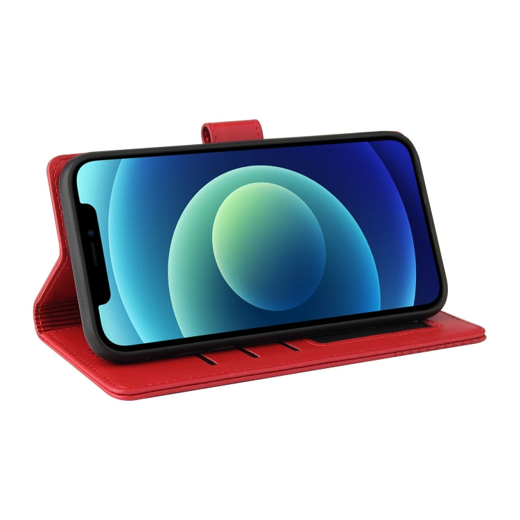 For iPhone 12 / 12 Pro GQUTROBE Skin Feel Magnetic Leather Phone Case