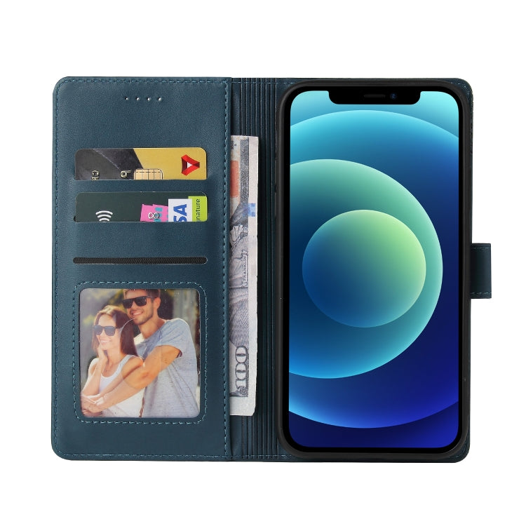 For iPhone 12 / 12 Pro GQUTROBE Skin Feel Magnetic Leather Phone Case