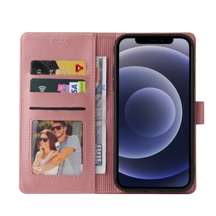 GQUTROBE Skin Feel Magnetic Leather Phone Case For iPhone 12 mini