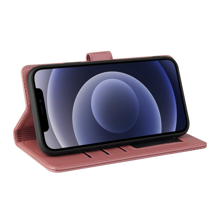 GQUTROBE Skin Feel Magnetic Leather Phone Case For iPhone 12 mini