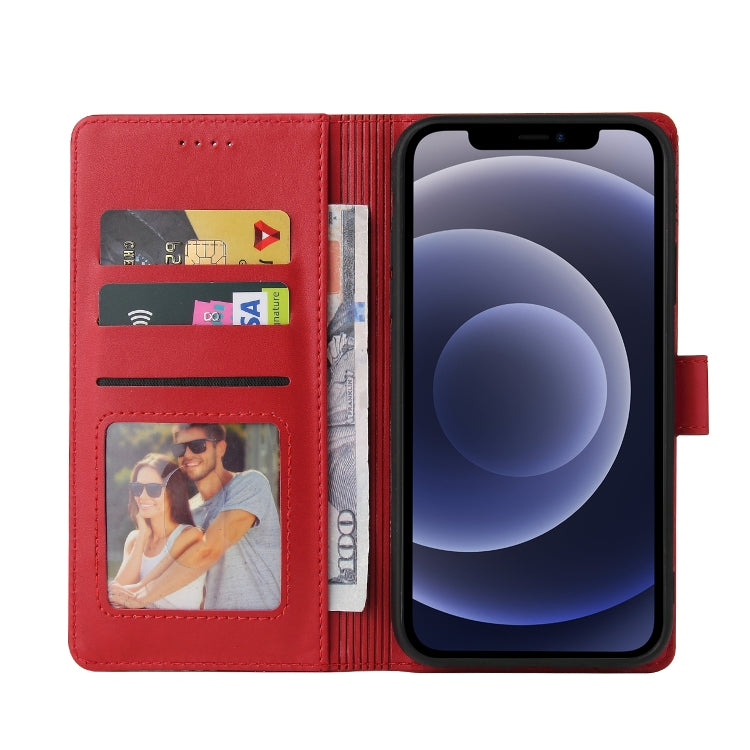 GQUTROBE Skin Feel Magnetic Leather Phone Case For iPhone 12 mini
