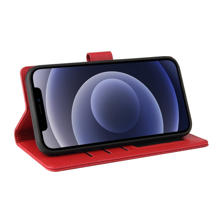 GQUTROBE Skin Feel Magnetic Leather Phone Case For iPhone 12 mini