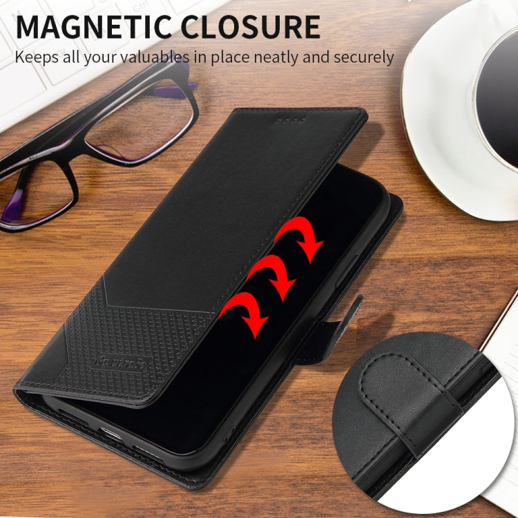 GQUTROBE Skin Feel Magnetic Leather Phone Case For iPhone 12 mini