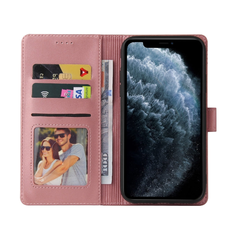 For iPhone 11 Pro Max GQUTROBE Skin Feel Magnetic Leather Phone Case