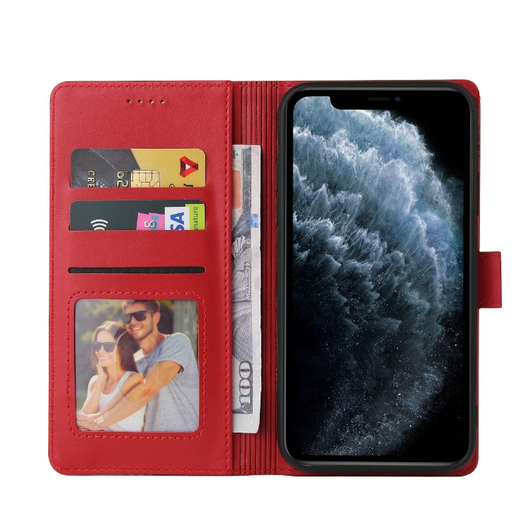 For iPhone 11 Pro Max GQUTROBE Skin Feel Magnetic Leather Phone Case
