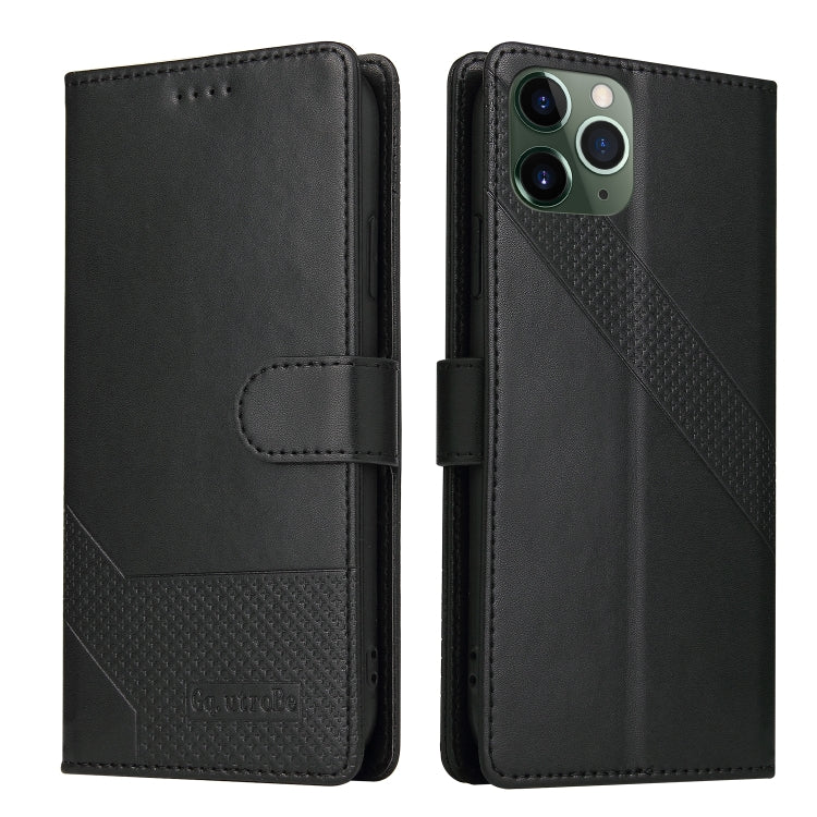 For iPhone 11 Pro Max GQUTROBE Skin Feel Magnetic Leather Phone Case