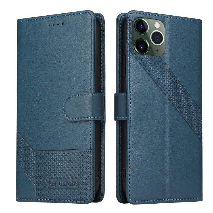 For iPhone 11 Pro Max GQUTROBE Skin Feel Magnetic Leather Phone Case