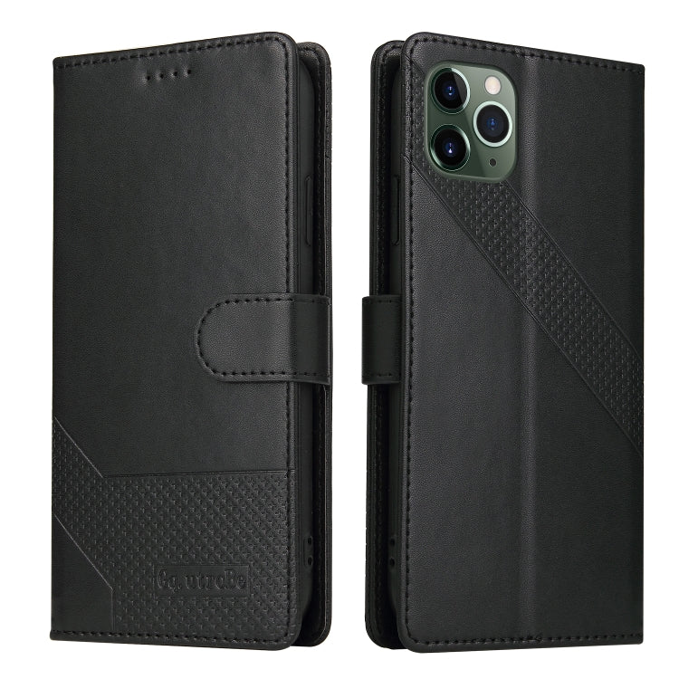 For iPhone 11 Pro GQUTROBE Skin Feel Magnetic Leather Phone Case
