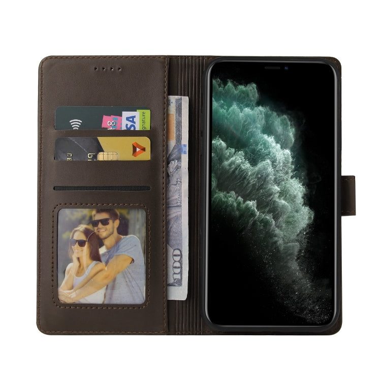 For iPhone 11 Pro GQUTROBE Skin Feel Magnetic Leather Phone Case