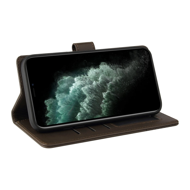 For iPhone 11 Pro GQUTROBE Skin Feel Magnetic Leather Phone Case