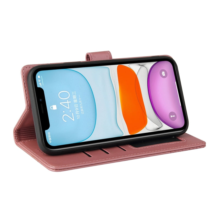 For iPhone 11 GQUTROBE Skin Feel Magnetic Leather Phone Case