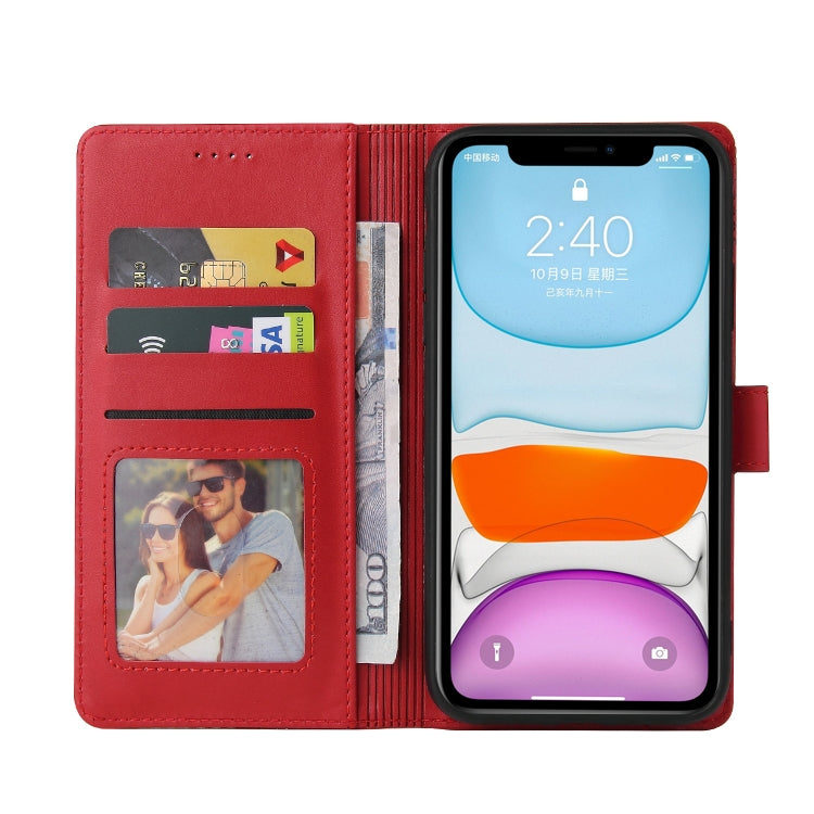 For iPhone 11 GQUTROBE Skin Feel Magnetic Leather Phone Case