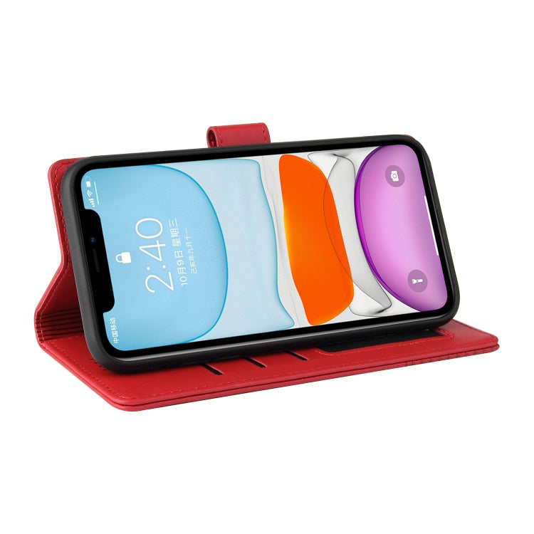 For iPhone 11 GQUTROBE Skin Feel Magnetic Leather Phone Case