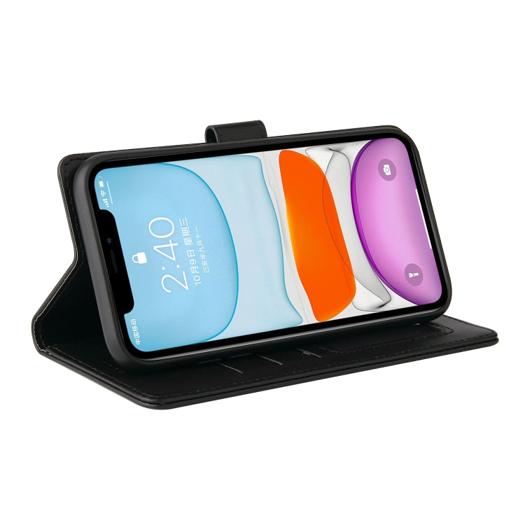 For iPhone 11 GQUTROBE Skin Feel Magnetic Leather Phone Case