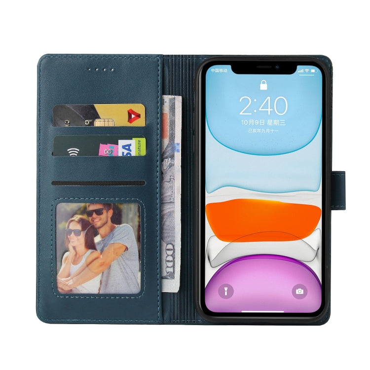 For iPhone 11 GQUTROBE Skin Feel Magnetic Leather Phone Case