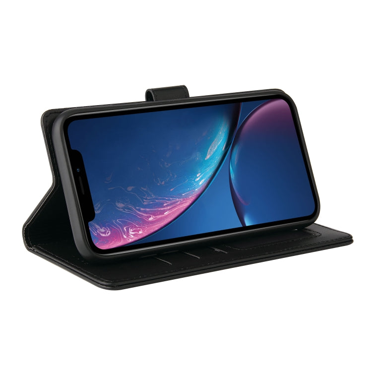 For iPhone XR GQUTROBE Skin Feel Magnetic Leather Phone Case