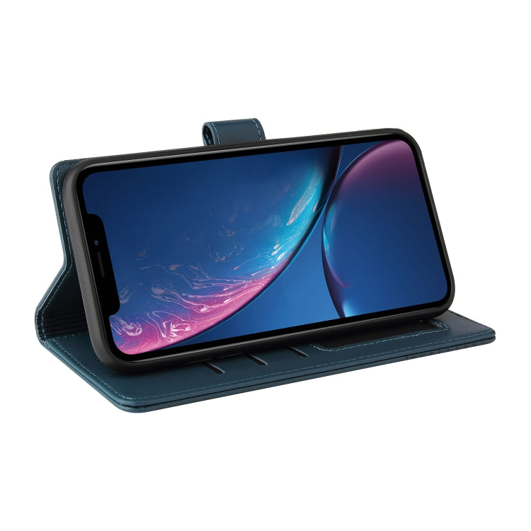 For iPhone XR GQUTROBE Skin Feel Magnetic Leather Phone Case