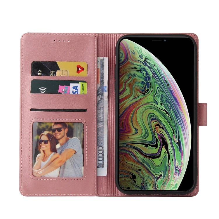 For iPhone X / XS GQUTROBE Skin Feel Magnetic Leather Phone Case