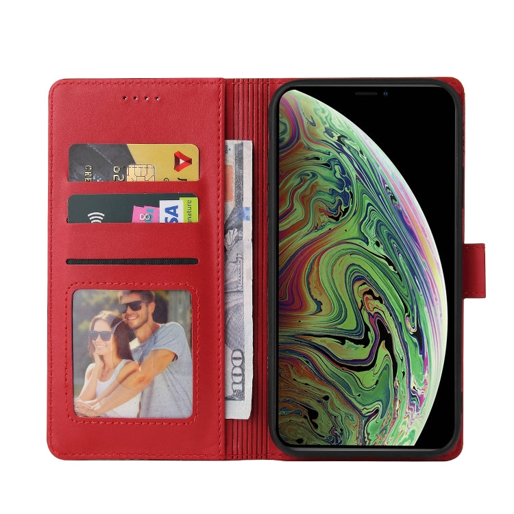 For iPhone X / XS GQUTROBE Skin Feel Magnetic Leather Phone Case