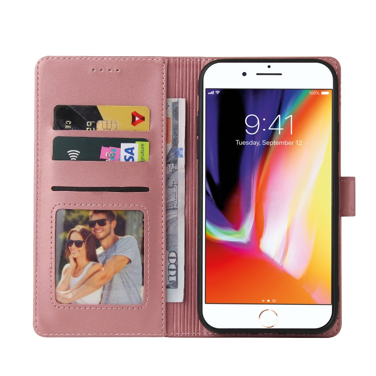 GQUTROBE Skin Feel Magnetic Leather Phone Case For iPhone 8 Plus / 7 Plus