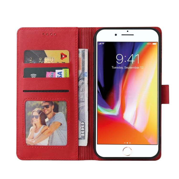 GQUTROBE Skin Feel Magnetic Leather Phone Case For iPhone 8 Plus / 7 Plus