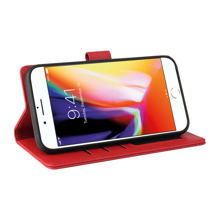 GQUTROBE Skin Feel Magnetic Leather Phone Case For iPhone 8 Plus / 7 Plus