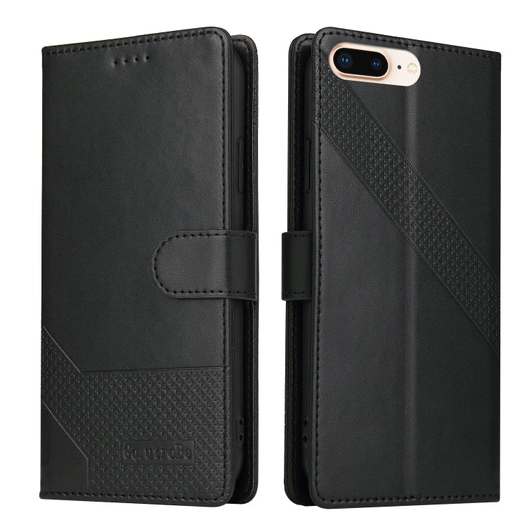 GQUTROBE Skin Feel Magnetic Leather Phone Case For iPhone 8 Plus / 7 Plus