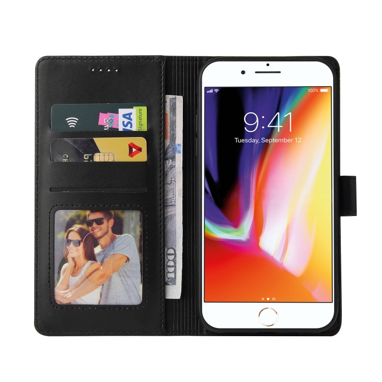 GQUTROBE Skin Feel Magnetic Leather Phone Case For iPhone 8 Plus / 7 Plus