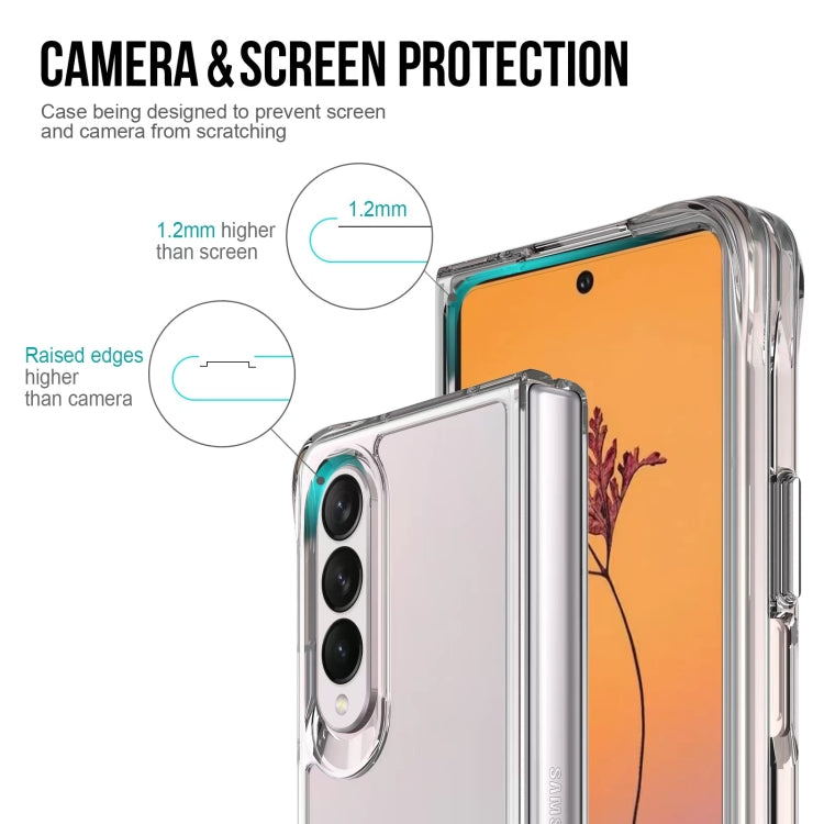 For Samsung Galaxy Z Fold4 TPU + PC Shockproof Phone Case