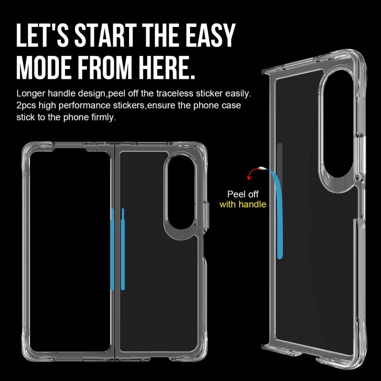 For Samsung Galaxy Z Fold4 TPU + PC Shockproof Phone Case