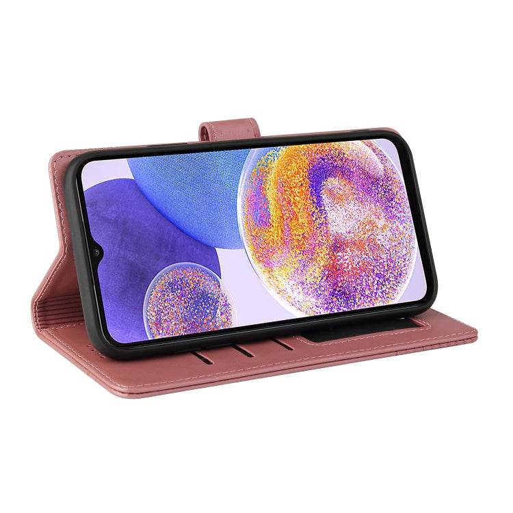 For Samsung Galaxy A23 GQUTROBE Skin Feel Magnetic Leather Phone Case