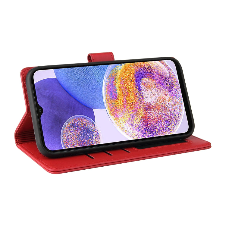 For Samsung Galaxy A23 GQUTROBE Skin Feel Magnetic Leather Phone Case