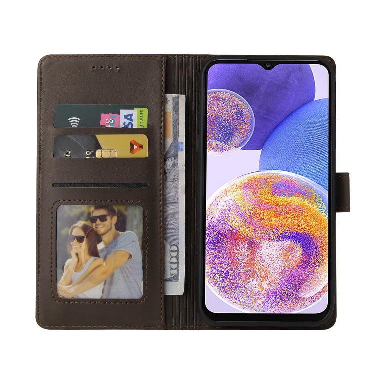 For Samsung Galaxy A23 GQUTROBE Skin Feel Magnetic Leather Phone Case