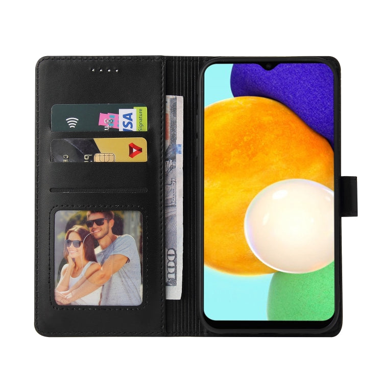For Samsung Galaxy A03s GQUTROBE Skin Feel Magnetic Leather Phone Case