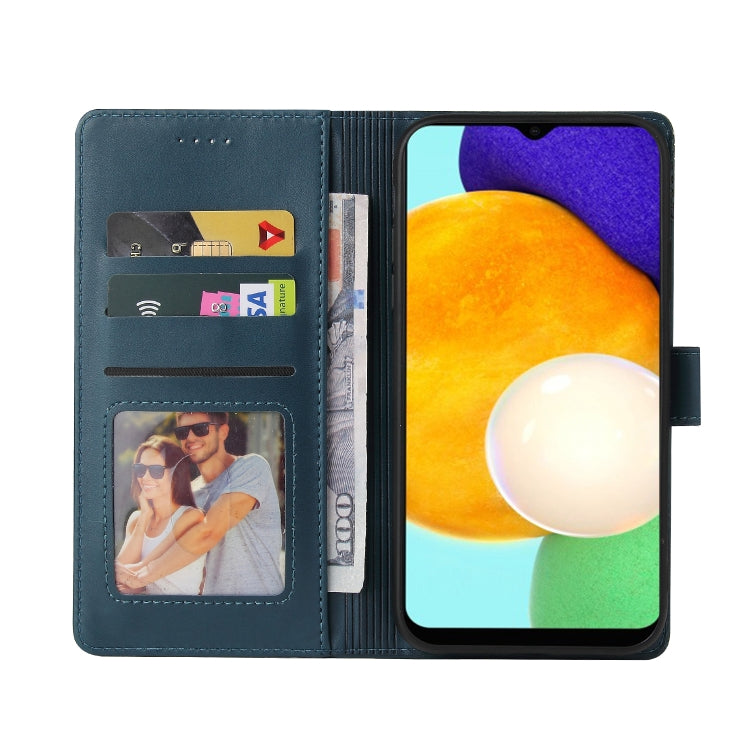 For Samsung Galaxy A03s GQUTROBE Skin Feel Magnetic Leather Phone Case