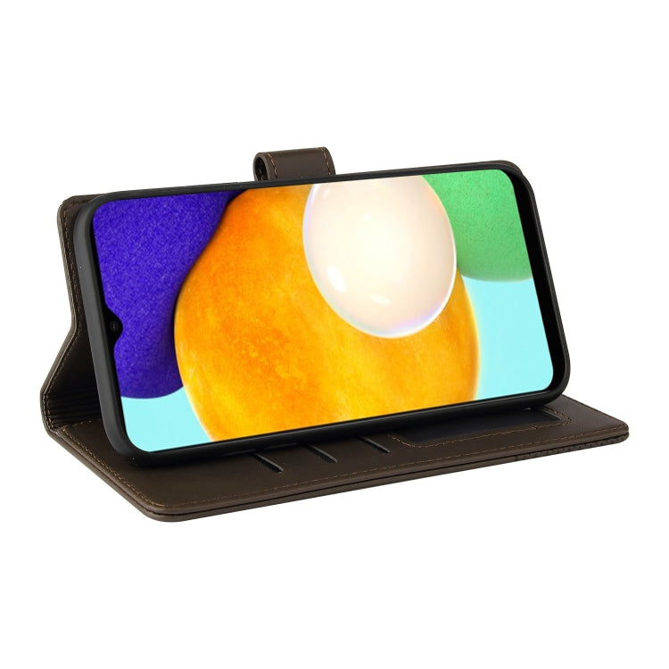 For Samsung Galaxy A03s GQUTROBE Skin Feel Magnetic Leather Phone Case