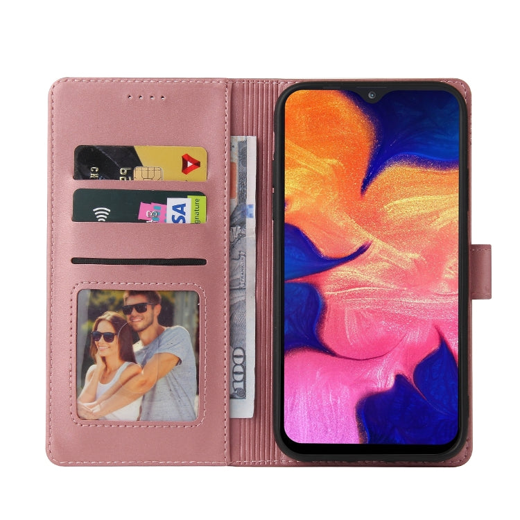 For Samsung Galaxy A10 GQUTROBE Skin Feel Magnetic Leather Phone Case