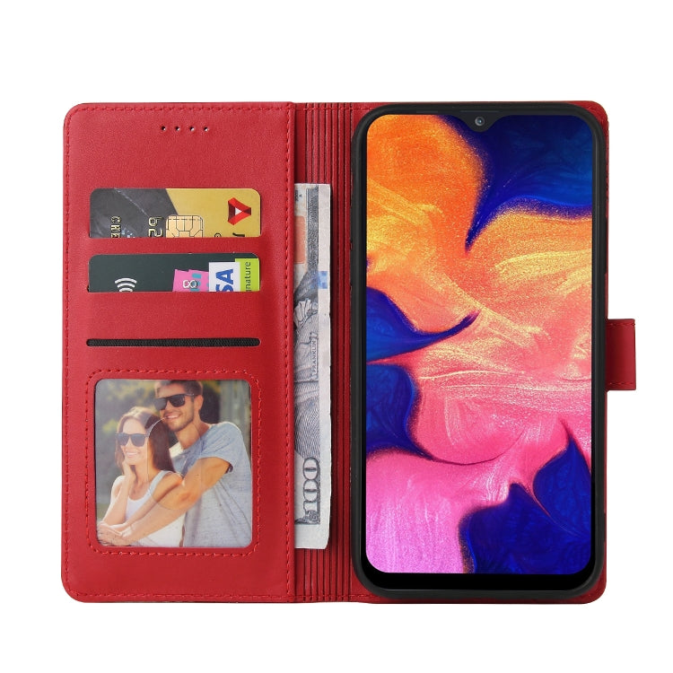 For Samsung Galaxy A10 GQUTROBE Skin Feel Magnetic Leather Phone Case