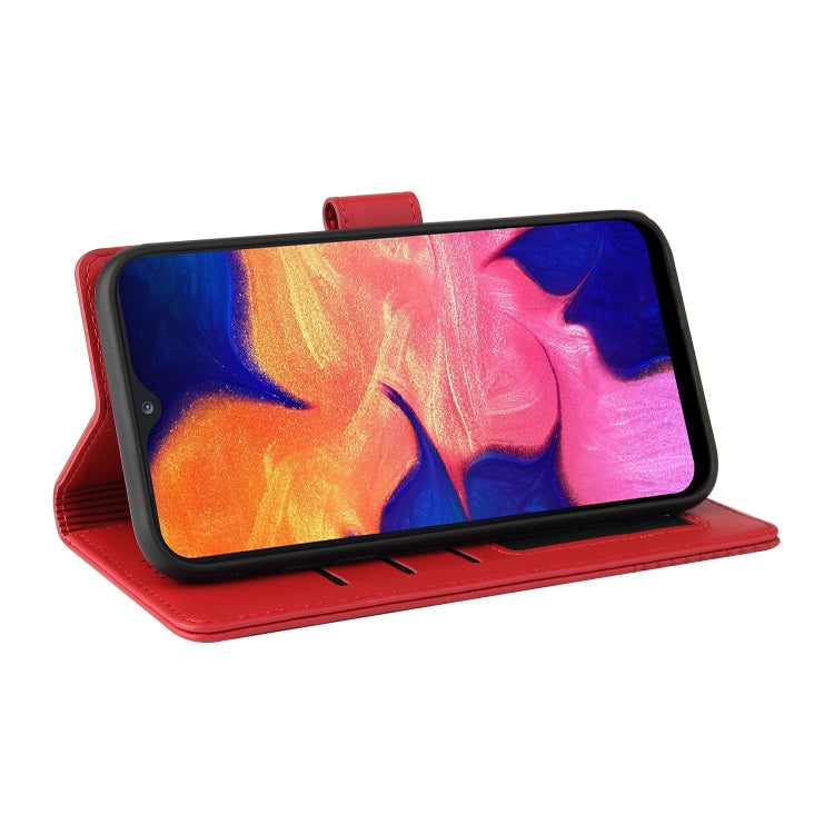 For Samsung Galaxy A10 GQUTROBE Skin Feel Magnetic Leather Phone Case