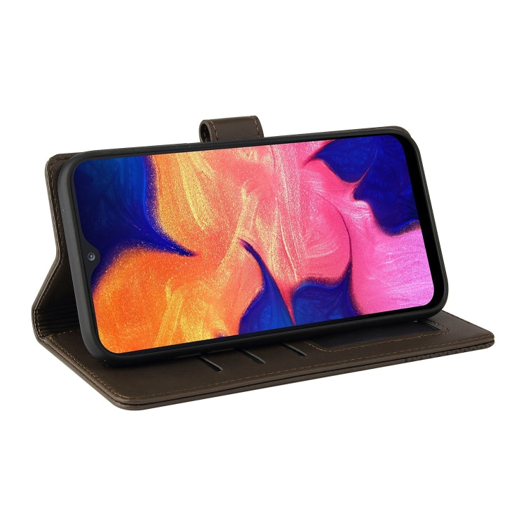 For Samsung Galaxy A10 GQUTROBE Skin Feel Magnetic Leather Phone Case