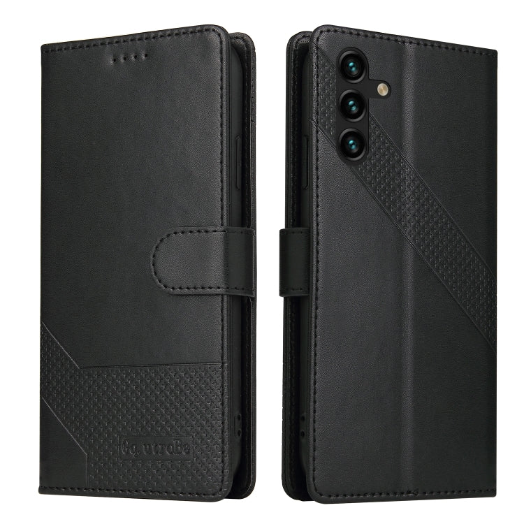 For Samsung Galaxy A13 GQUTROBE Skin Feel Magnetic Leather Phone Case