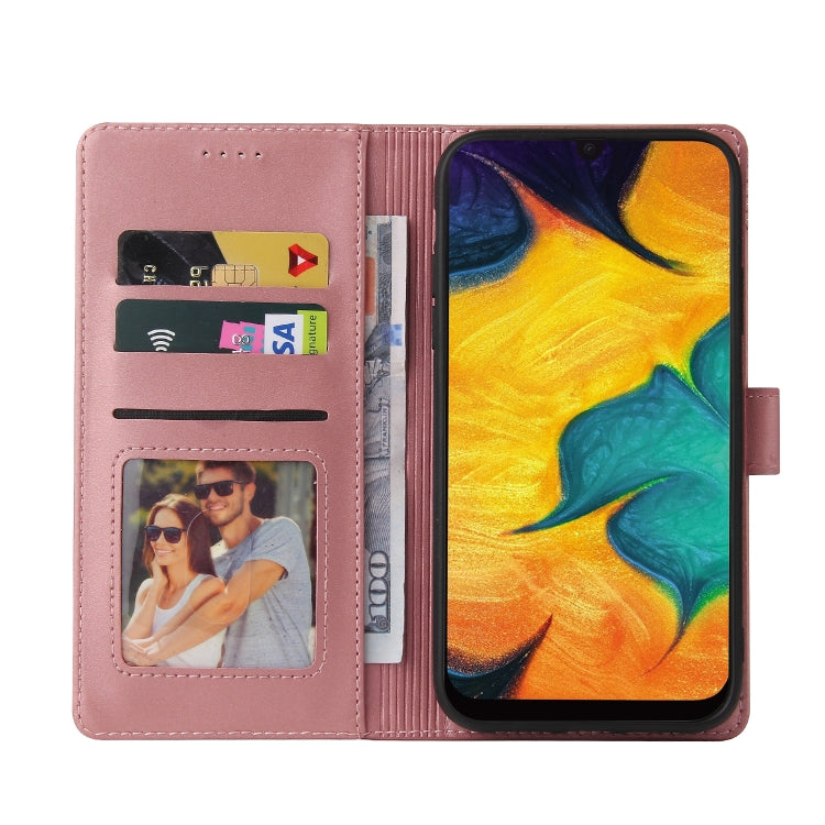 For Samsung Galaxy A20 / A30 GQUTROBE Skin Feel Magnetic Leather Phone Case