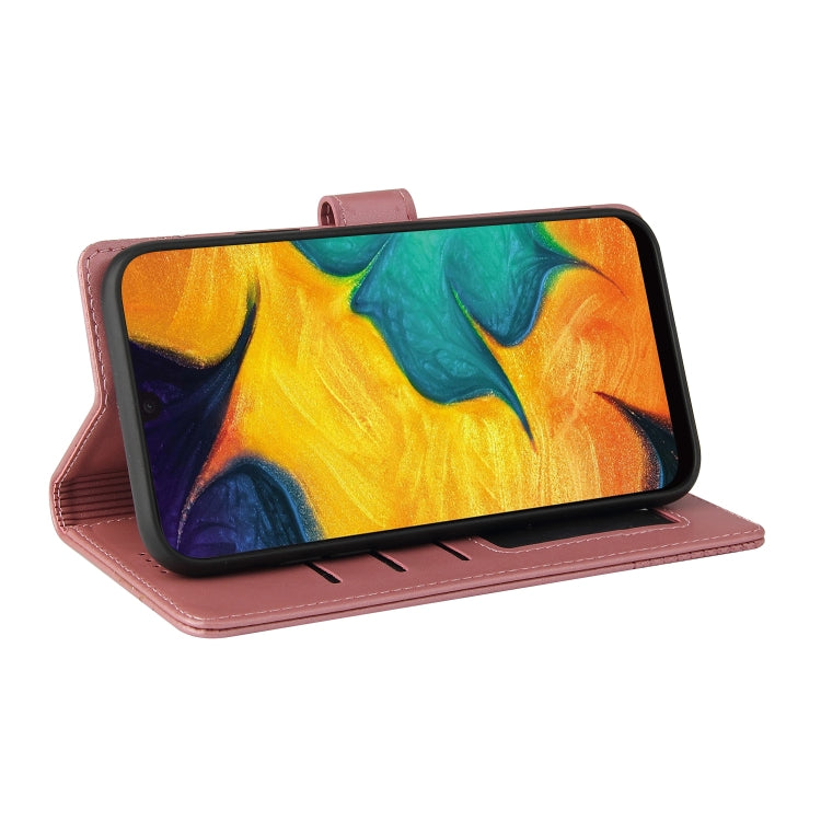 For Samsung Galaxy A20 / A30 GQUTROBE Skin Feel Magnetic Leather Phone Case