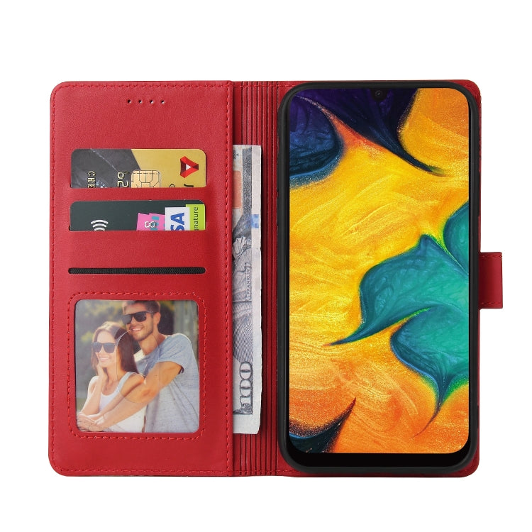 For Samsung Galaxy A20 / A30 GQUTROBE Skin Feel Magnetic Leather Phone Case
