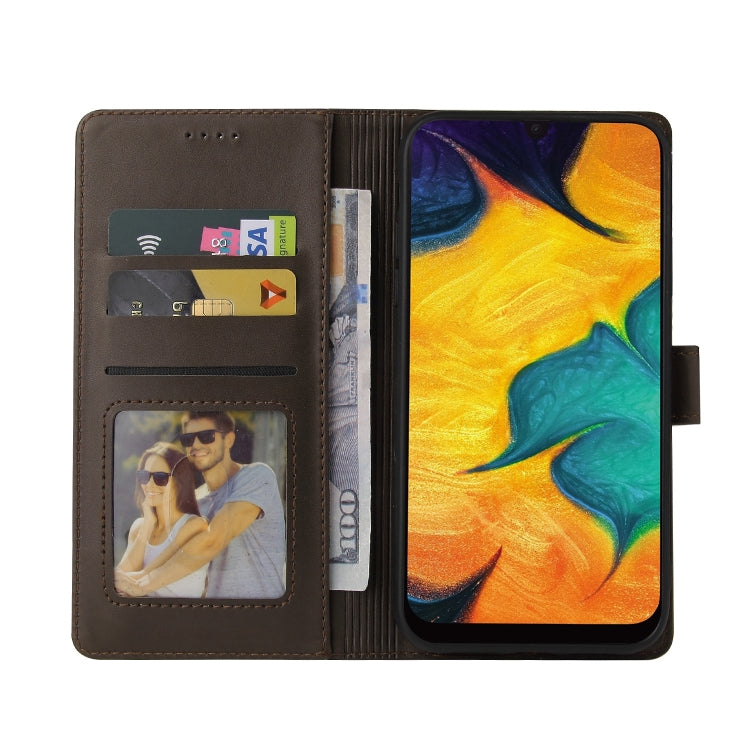For Samsung Galaxy A20 / A30 GQUTROBE Skin Feel Magnetic Leather Phone Case